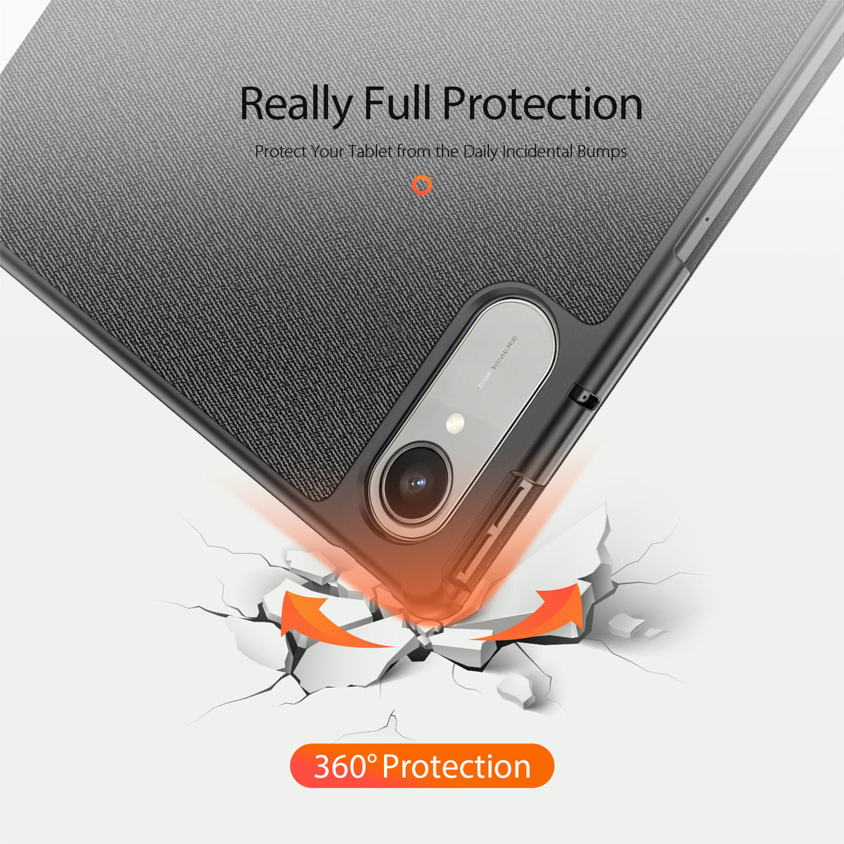 Dux Ducis for Lenovo Idea Tab Pro Gen 2 Case DUX DUCIS Domo Series Tri-fold Stand PU Leather Tablet Cover
