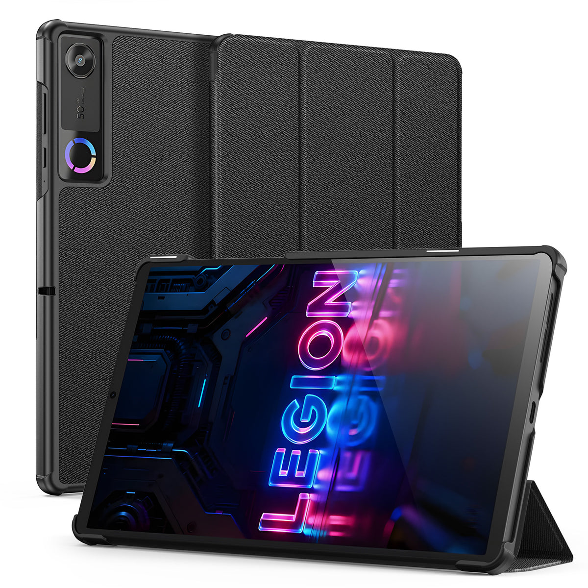 Dux Ducis for Lenovo Legion Y700 (Gen 5) Case DUX DUCIS Domo Series Tri-fold Stand PU Leather Tablet Cover