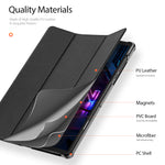 Dux Ducis for Lenovo Legion Y700 (Gen 5) Case DUX DUCIS Domo Series Tri-fold Stand PU Leather Tablet Cover