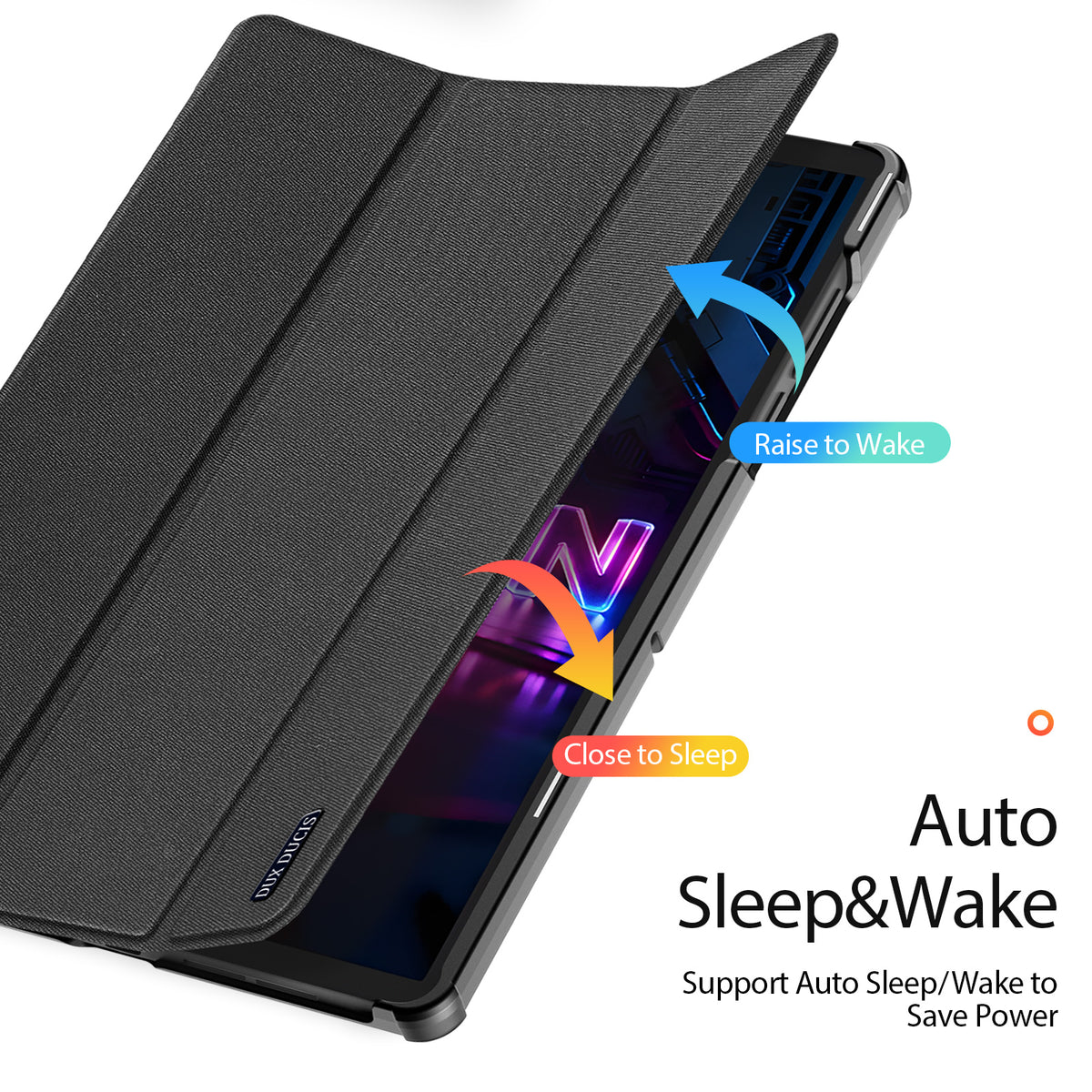 Dux Ducis for Lenovo Legion Y700 (Gen 5) Case DUX DUCIS Domo Series Tri-fold Stand PU Leather Tablet Cover