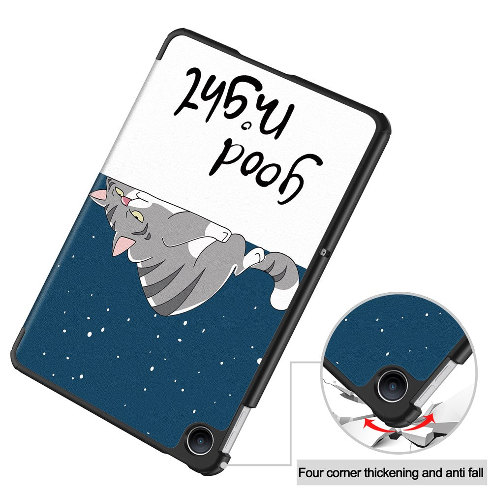 For Xiaomi Redmi Pad 2 9.7 / Pad 2 SE Case Tri-fold Stand Pattern Print Leather Tablet Cover