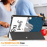 For Xiaomi Redmi Pad 2 9.7 / Pad 2 SE Case Tri-fold Stand Pattern Print Leather Tablet Cover