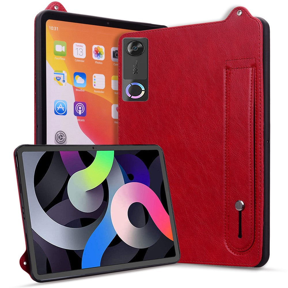 For Lenovo Legion Y700 (Gen 5) Case Hand Strap Kickstand Leather Tablet Cover