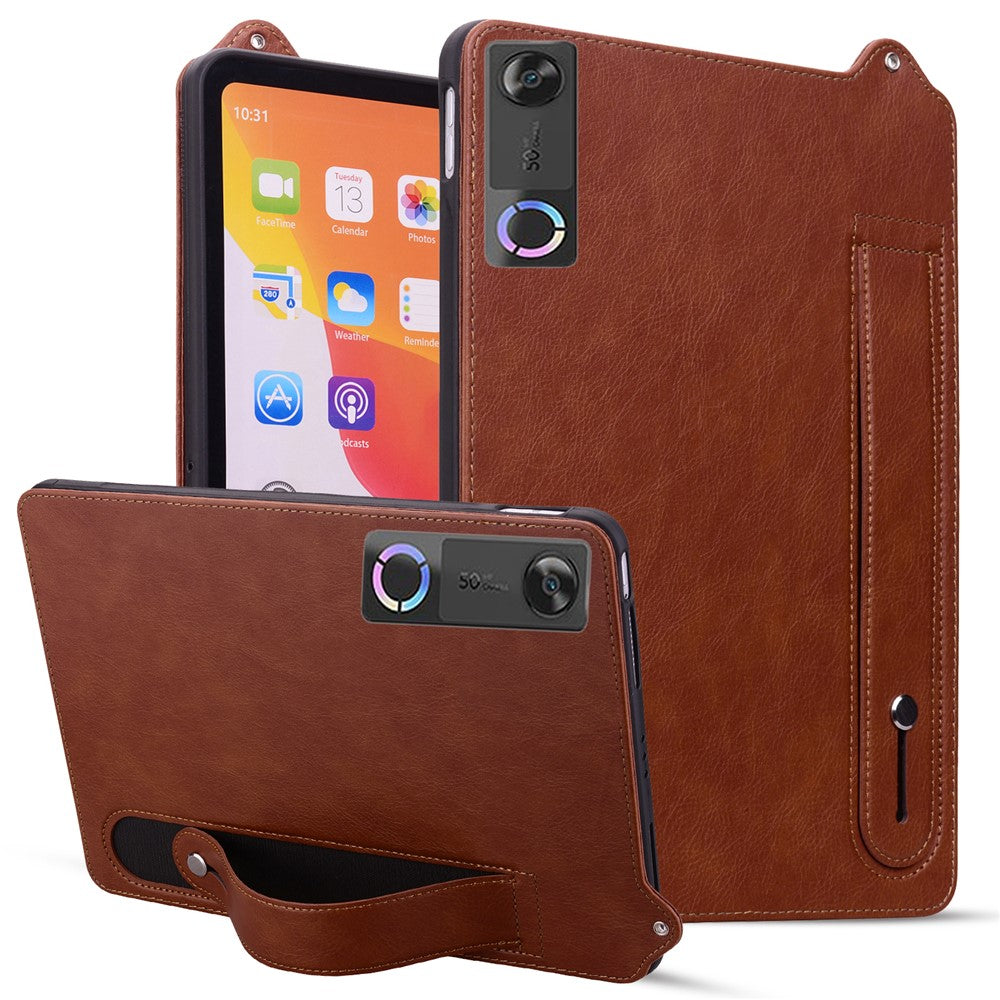 For Lenovo Legion Y700 (Gen 5) Case Hand Strap Kickstand Leather Tablet Cover