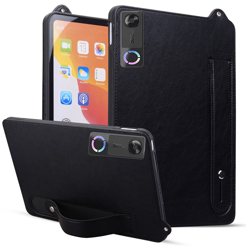 For Lenovo Legion Y700 (Gen 5) Case Hand Strap Kickstand Leather Tablet Cover