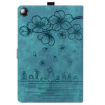 For Xiaomi Redmi Pad 2 9.7 / Pad 2 SE Case Card Slots Leather Tablet Stand Folio Cover Flower Cat