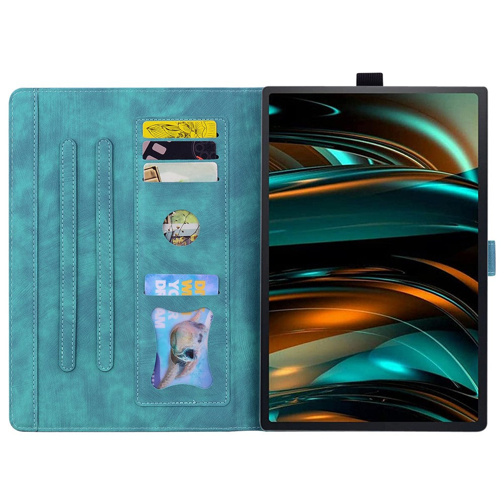 For Xiaomi Redmi Pad 2 9.7 / Pad 2 SE Case Card Slots Leather Tablet Stand Folio Cover Flower Cat