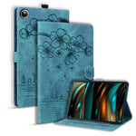 For Xiaomi Redmi Pad 2 9.7 / Pad 2 SE Case Card Slots Leather Tablet Stand Folio Cover Flower Cat