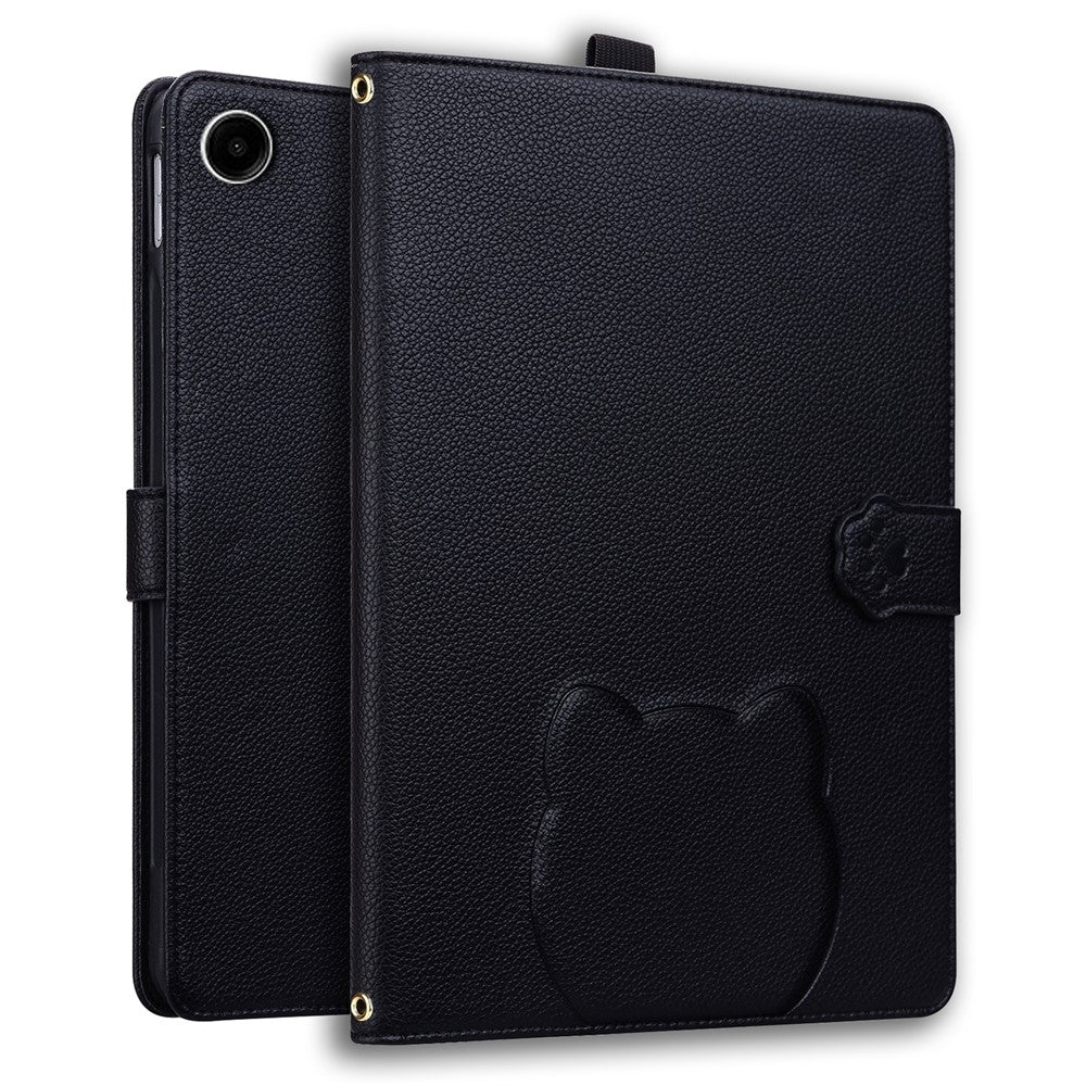 For Xiaomi Redmi Pad 2 9.7 / Pad 2 SE Wallet Case Leather Stand Table Cover with Stylus Holder, 3D Effect Cat Pattern