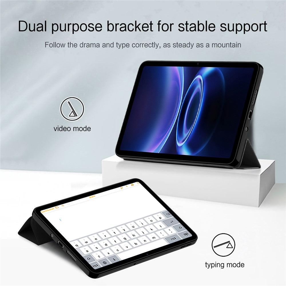 For Xiaomi Redmi Pad 2 9.7 / Pad 2 SE Case PU Leather TPU Back Trifold Stand Tablet Cover