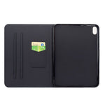 Til Samsung Galaxy Tab S11 Cover Mønstertryk Stander Læder Tablet Cover med Kortlommer