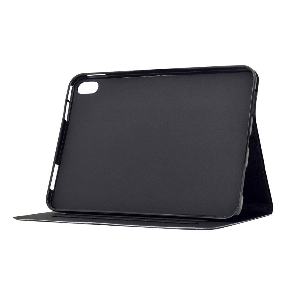 Til Samsung Galaxy Tab S11 Cover Mønstertryk Stander Læder Tablet Cover med Kortlommer