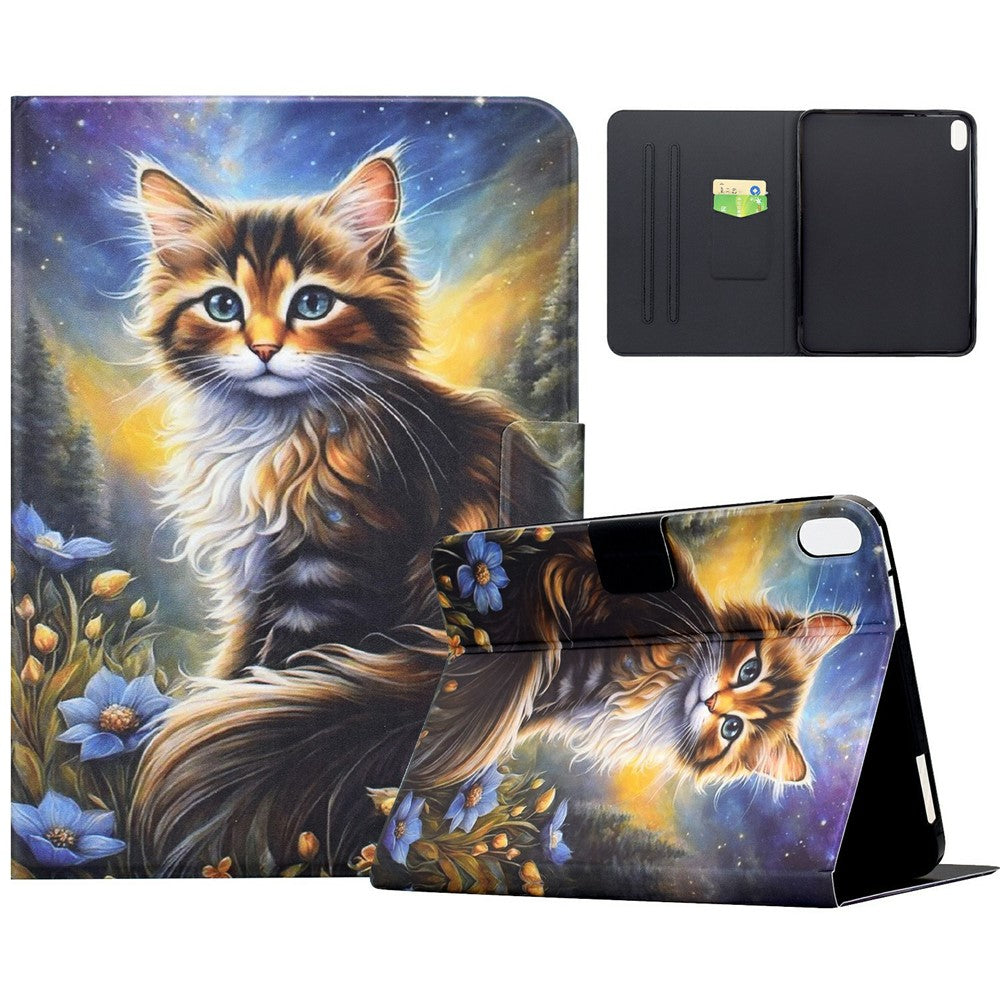 For Xiaomi Redmi Pad 2 11 Case Pattern Printing Stand Leather Tablet Cover with Card Slots