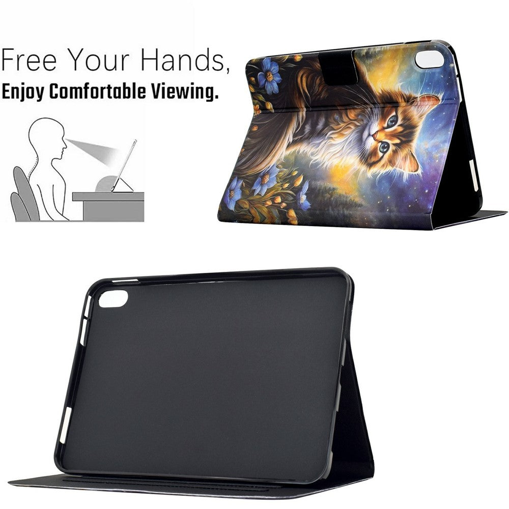 For Huawei MatePad 11.5 / MatePad 11.5 2025 Case Pattern Printing Stand Leather Tablet Cover with Card Slots