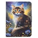 For Lenovo Xiaoxin Pad 11 2025 Case Pattern Printing Stand Leather Tablet Cover with Card Slots