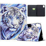 For Lenovo Xiaoxin Pad 11 2025 Case Pattern Printing Stand Leather Tablet Cover with Card Slots