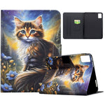 For Lenovo Xiaoxin Pad 12.1 (2025) Case Pattern Printing Stand Leather Tablet Cover with Card Slots