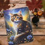 For Lenovo Xiaoxin Pad 12.1 (2025) Case Pattern Printing Stand Leather Tablet Cover with Card Slots
