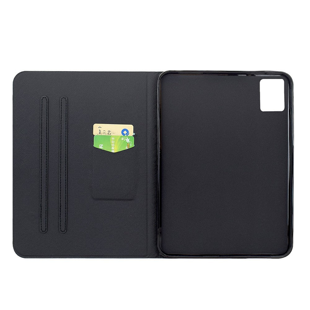 For Lenovo Xiaoxin Pad 12.1 (2025) Case Pattern Printing Stand Leather Tablet Cover with Card Slots