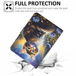 For Lenovo Xiaoxin Pad 12.1 (2025) Case Pattern Printing Stand Leather Tablet Cover with Card Slots