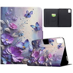 For Lenovo Xiaoxin Pad 12.1 (2025) Case Pattern Printing Stand Leather Tablet Cover with Card Slots
