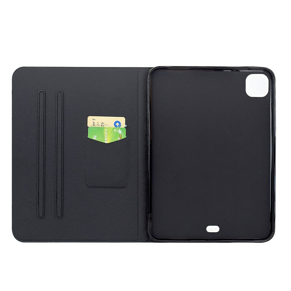 For Xiaomi Pad 7 / Pad 7 Pro Case Pattern Printing Stand Leather Tablet Cover with Card Slots
