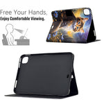 For Xiaomi Pad 7 / Pad 7 Pro Case Pattern Printing Stand Leather Tablet Cover with Card Slots