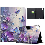 For Xiaomi Pad 7 / Pad 7 Pro Case Pattern Printing Stand Leather Tablet Cover with Card Slots