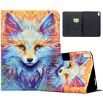 For Honor Pad X8b / Pad X8a Case Pattern Printing Stand Leather Tablet Cover with Card Slots