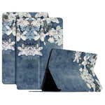For Lenovo Tab M10 TB-X605F / X505 10.1-inch Well-protected Flower Pattern Printed Tablet Case Leather + TPU Anti-drop Folio Flip Cover with Stand