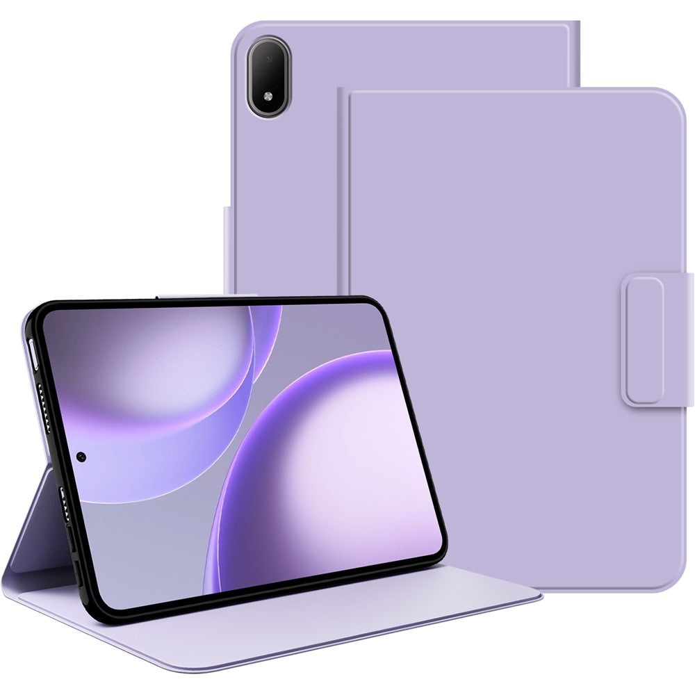 Oppo Pad Mini-skal i TPU PU-läder i bokformat med fällbart skärmskydd och smart väcknings-/sömnställ