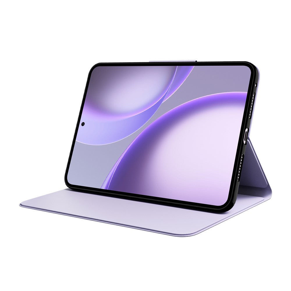 Oppo Pad Mini-skal i TPU PU-läder i bokformat med fällbart skärmskydd och smart väcknings-/sömnställ