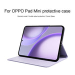 Oppo Pad Mini-skal i TPU PU-läder i bokformat med fällbart skärmskydd och smart väcknings-/sömnställ