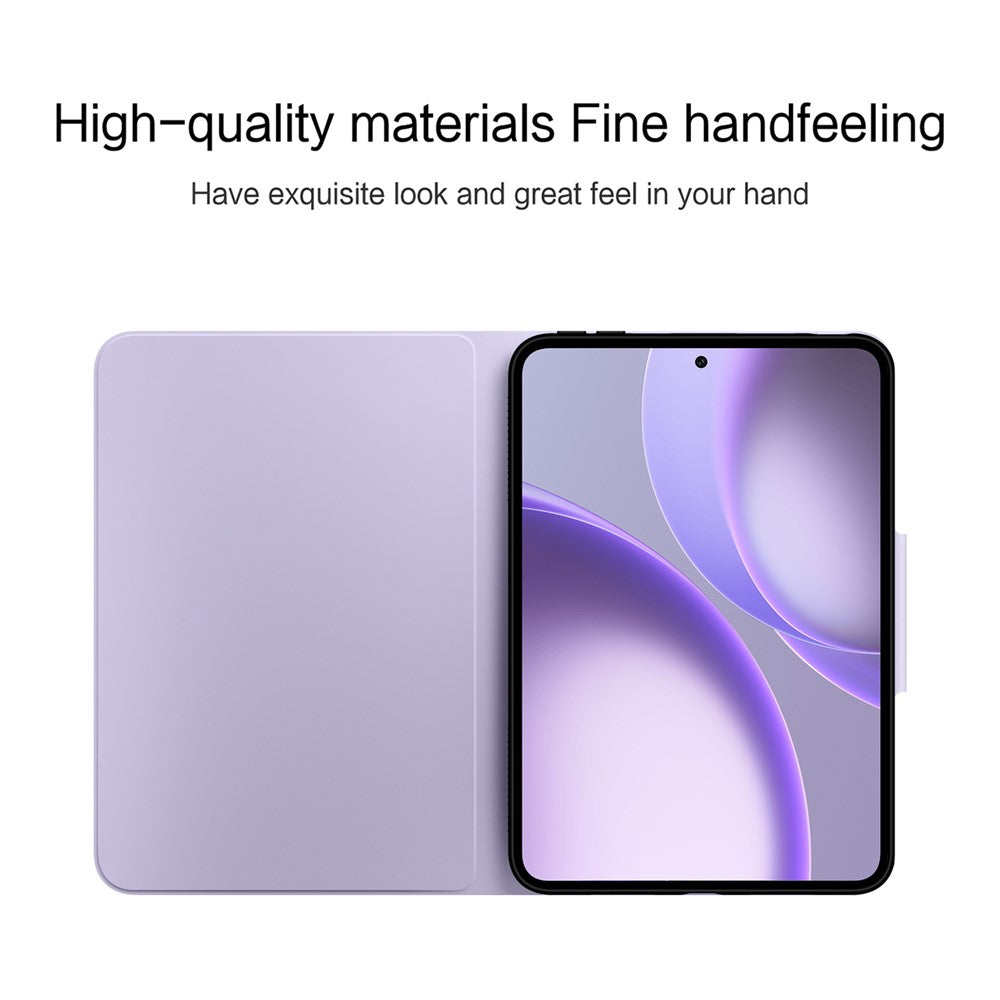 Oppo Pad Mini-skal i TPU PU-läder i bokformat med fällbart skärmskydd och smart väcknings-/sömnställ