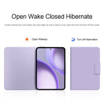 Oppo Pad Mini-skal i TPU PU-läder i bokformat med fällbart skärmskydd och smart väcknings-/sömnställ