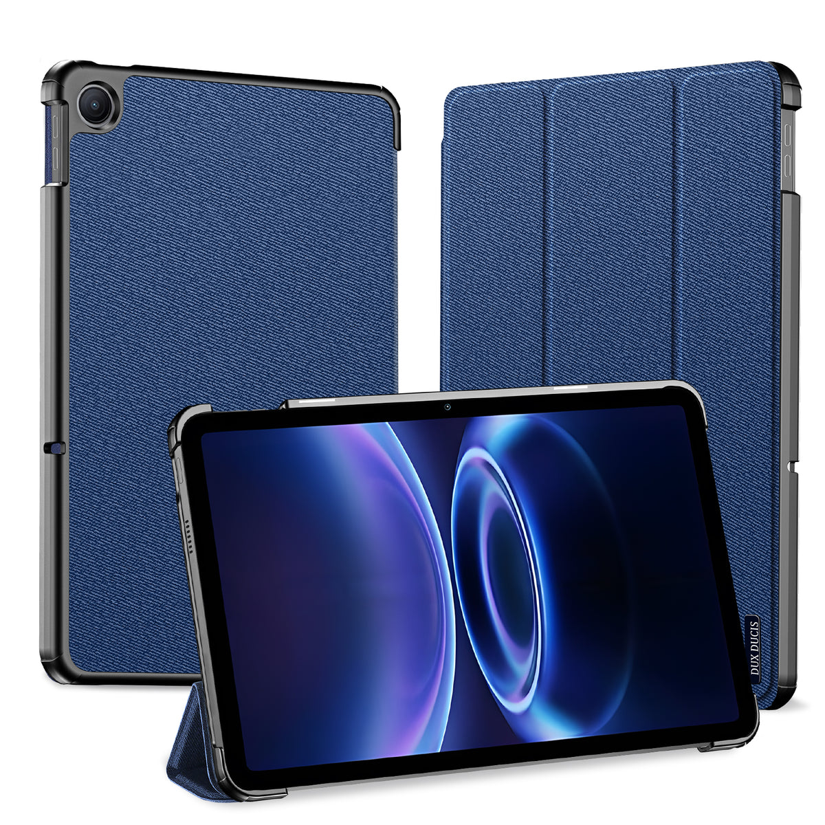 DUX DUCIS for Xiaomi Poco Pad C1 / Redmi Pad 2 SE / Redmi Pad 2 9.7 Case  Domo Series Tri-fold Stand PU Leather Tablet Cover