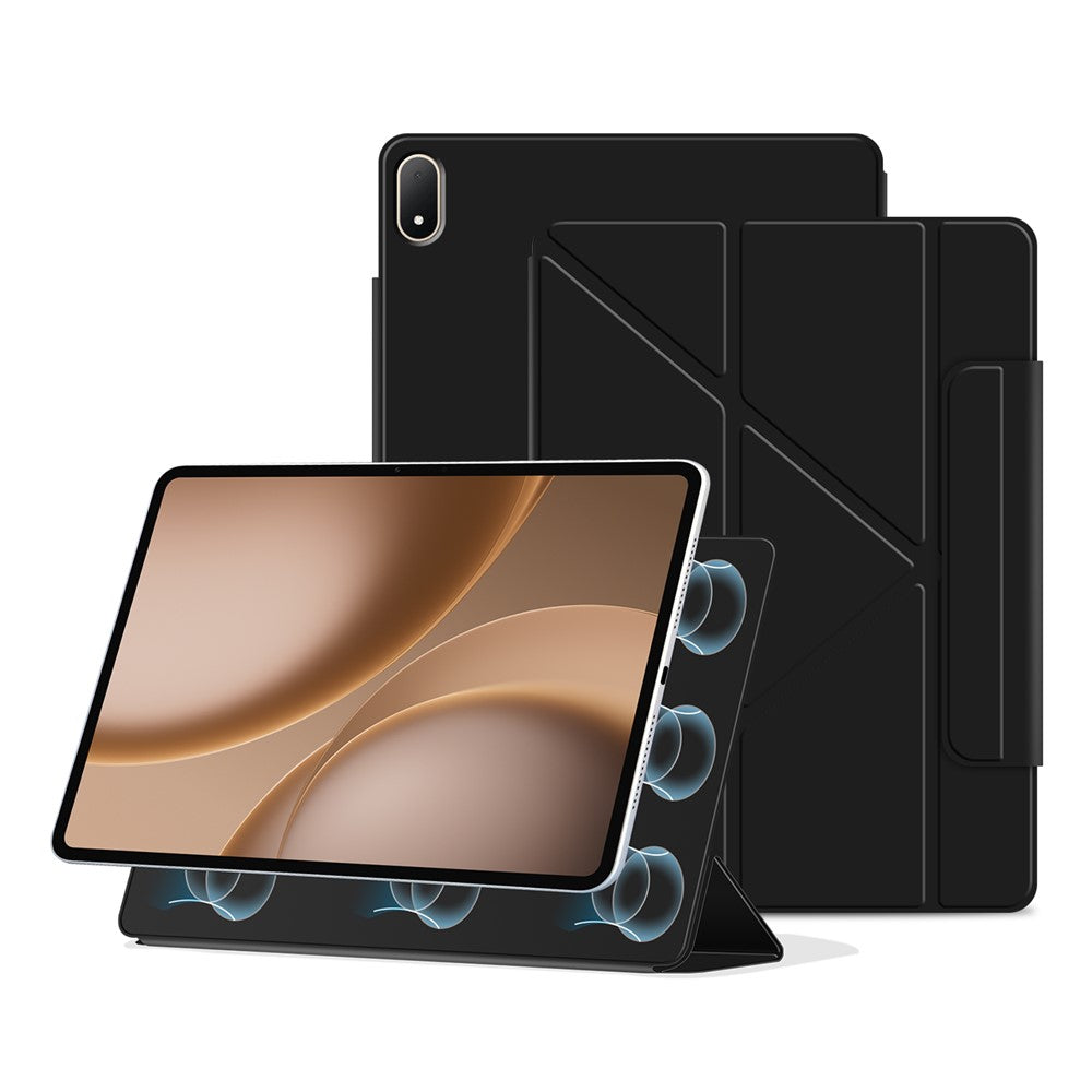 For Oppo Pad 5 Pro Y-type Stand Cover Anti-scratch Magnetic PU Leather Tablet Case