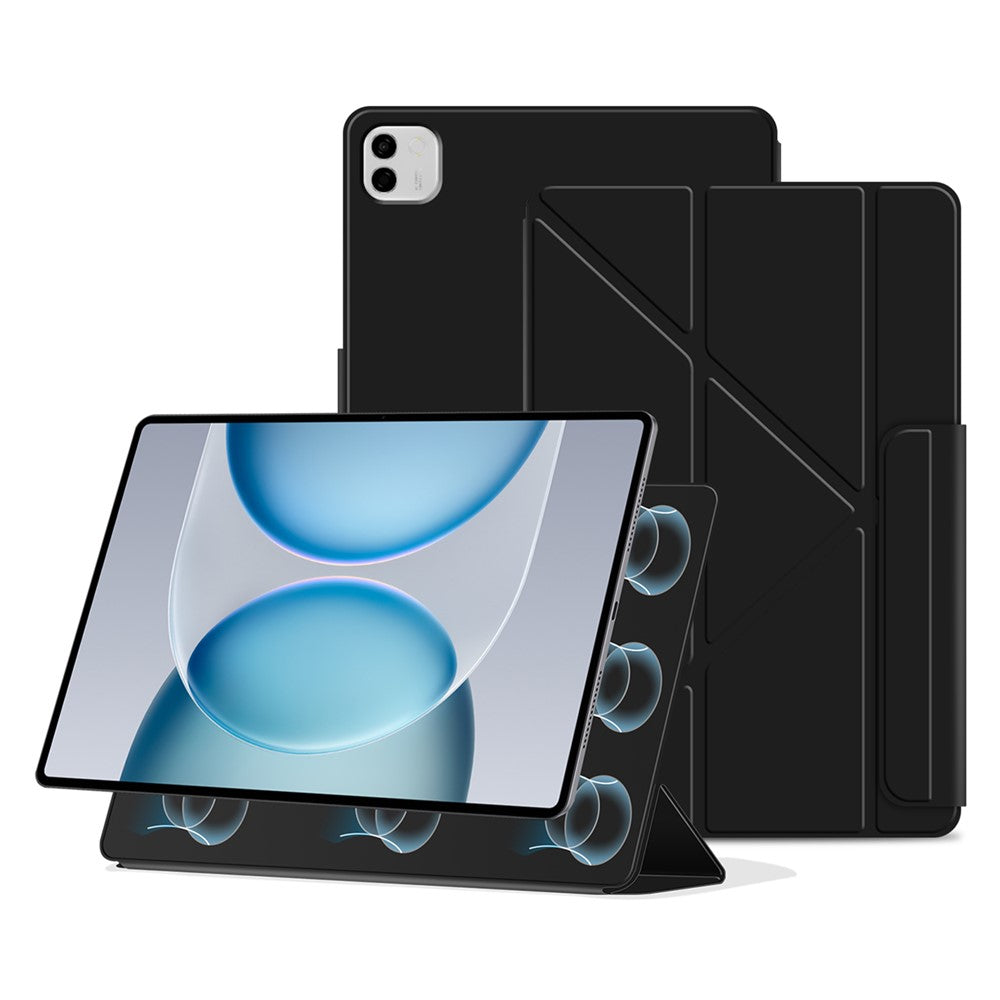 For Honor MagicPad 3 Pro 12.3 Y-type Stand Cover Anti-scratch Magnetic PU Leather Tablet Case