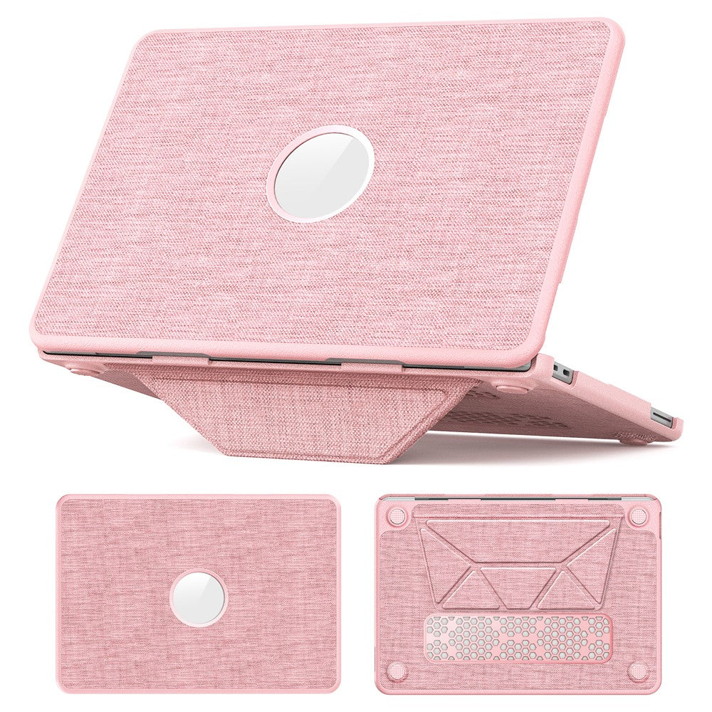 Til MacBook Neo 13 tommer (2026) Kickstand Cover Laptop Cover med Logo-udskæring