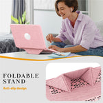 Til MacBook Neo 13 tommer (2026) Kickstand Cover Laptop Cover med Logo-udskæring