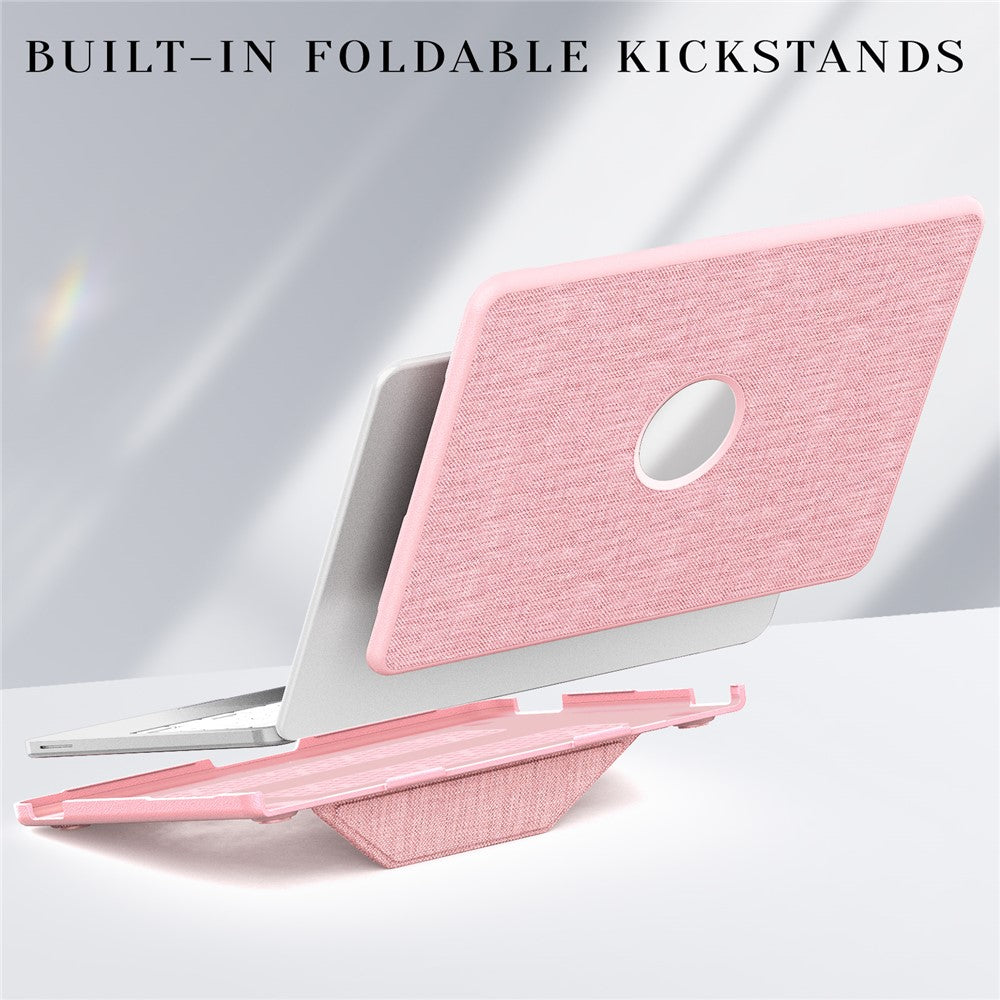 Til MacBook Neo 13 tommer (2026) Kickstand Cover Laptop Cover med Logo-udskæring