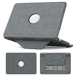 Til MacBook Neo 13 tommer (2026) Kickstand Cover Laptop Cover med Logo-udskæring