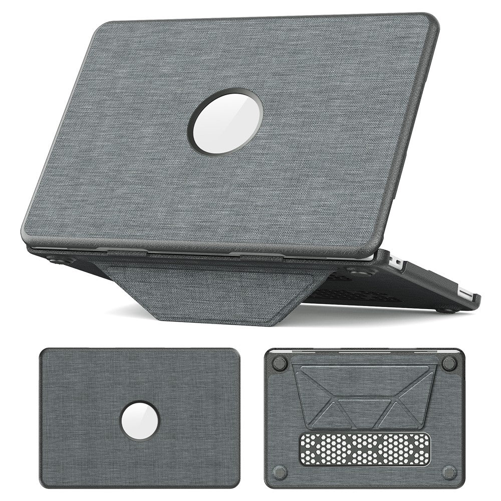 Til MacBook Neo 13 tommer (2026) Kickstand Cover Laptop Cover med Logo-udskæring