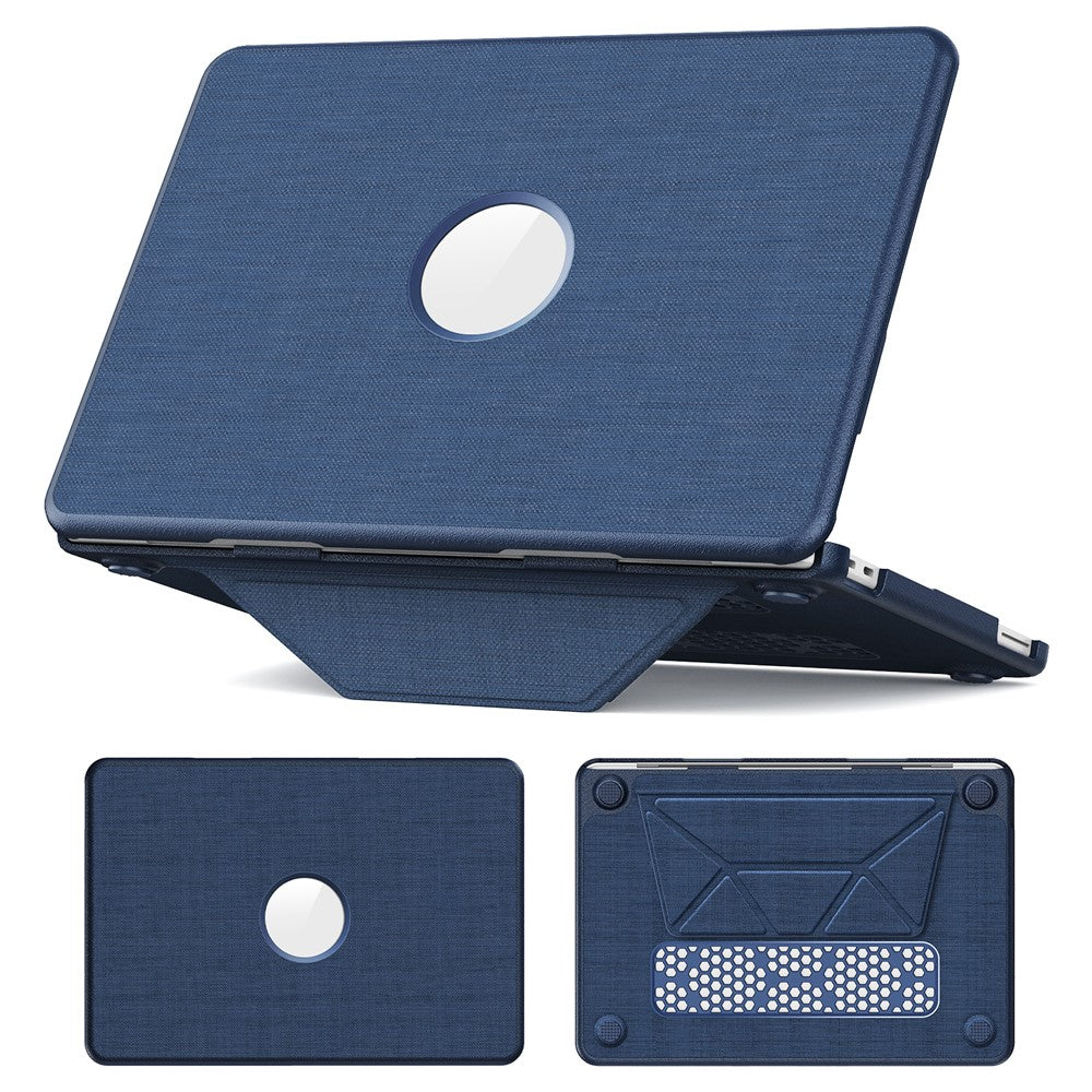 Til MacBook Neo 13 tommer (2026) Kickstand Cover Laptop Cover med Logo-udskæring
