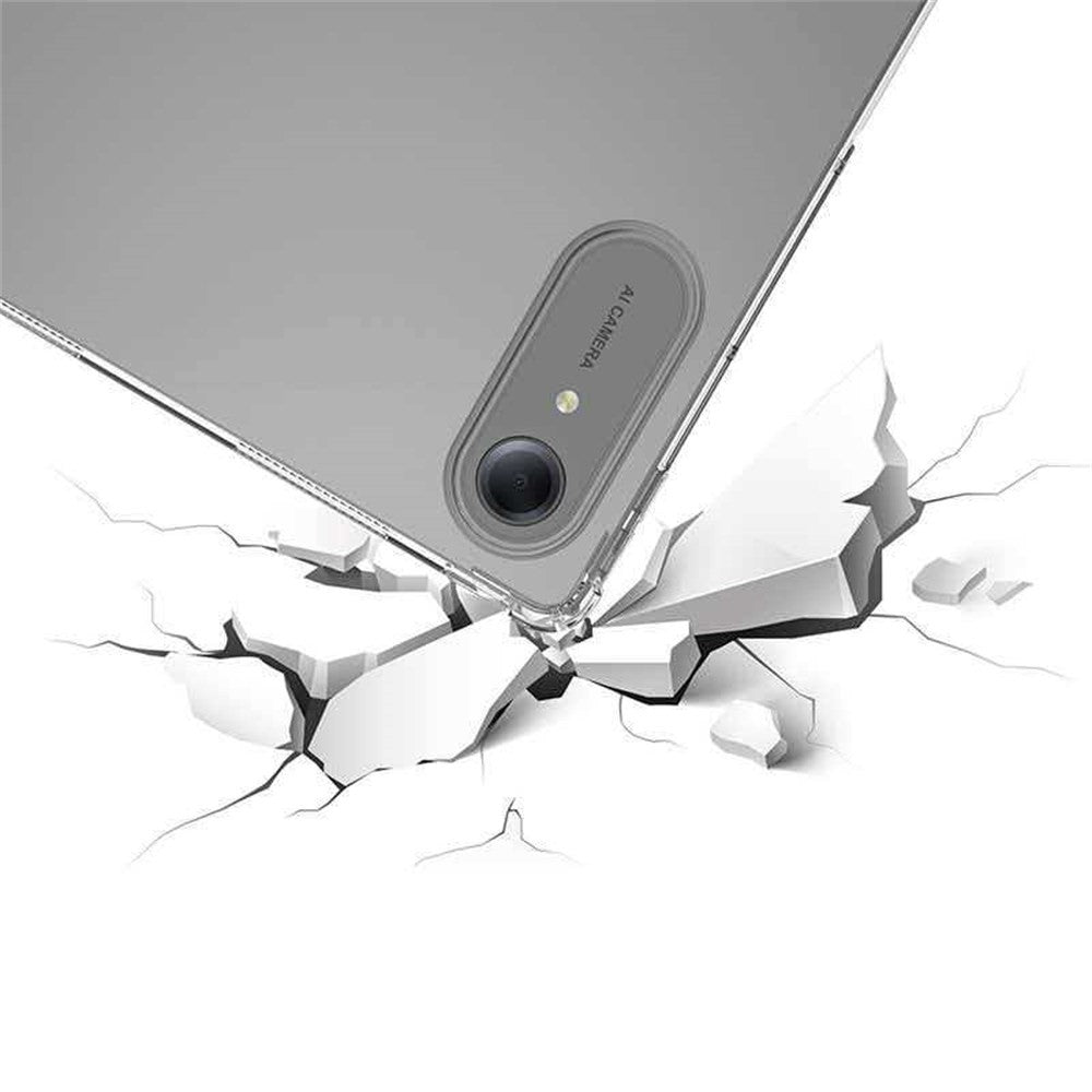 For Lenovo Yoga Tab 11.1 Case TPU Drop-Resistant Clear Tablet Cover + Tempered Glass Screen Film