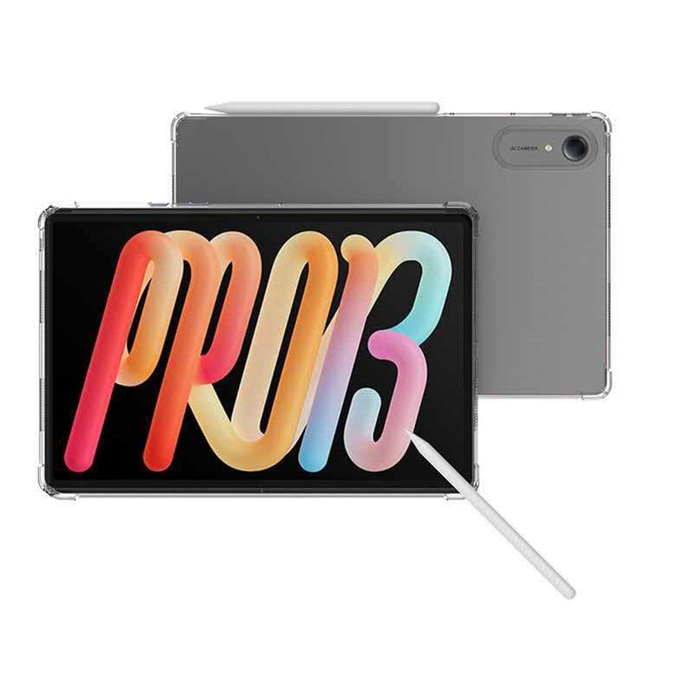 For Lenovo Yoga Tab 11.1 Case TPU Drop-Resistant Clear Tablet Cover + Tempered Glass Screen Film