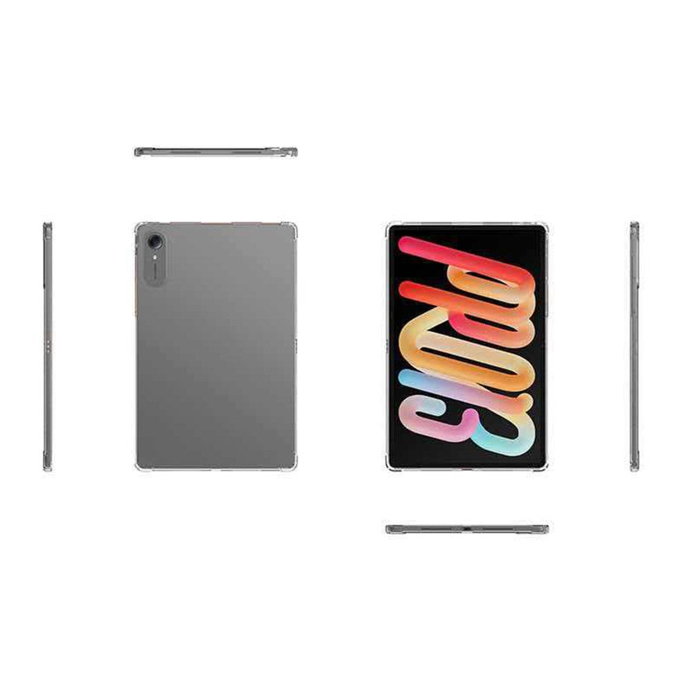 For Lenovo Yoga Tab 11.1 Case TPU Drop-Resistant Clear Tablet Cover + Tempered Glass Screen Film