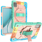 Case For Honor Pad X8 Pro  /  X9 Pro  /  X9a  /  X10 Pro with Kickstand Wrist Strap PC + Silicone Tablet Cover
