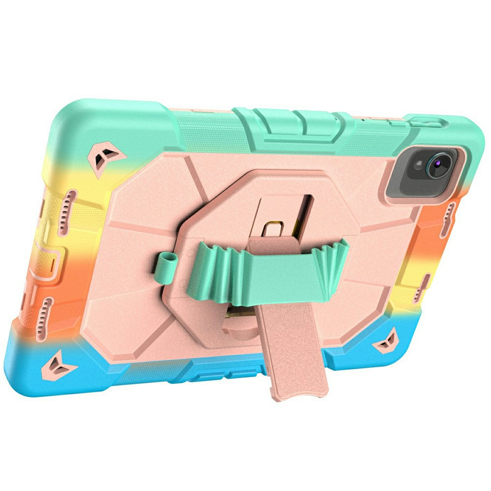 Case For Honor Pad X8 Pro  /  X9 Pro  /  X9a  /  X10 Pro with Kickstand Wrist Strap PC + Silicone Tablet Cover