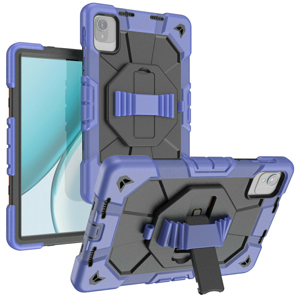 Case For Honor Pad X8 Pro  /  X9 Pro  /  X9a  /  X10 Pro with Kickstand Wrist Strap PC + Silicone Tablet Cover